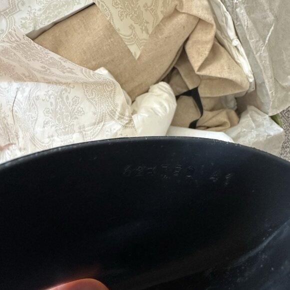 NEW GUCCI BLACK Rubber Logo Platform Block Heel Slide Sandals Size 41 EU - Picture 7 of 7